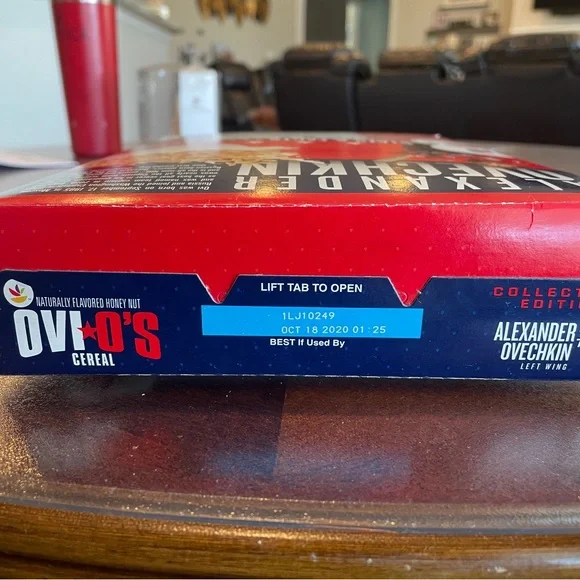 OVI O'S Cereal ALEXANDER OVECHKIN #8 Washington Capitals Collectors Edition 2020 - Picture 5 of 6